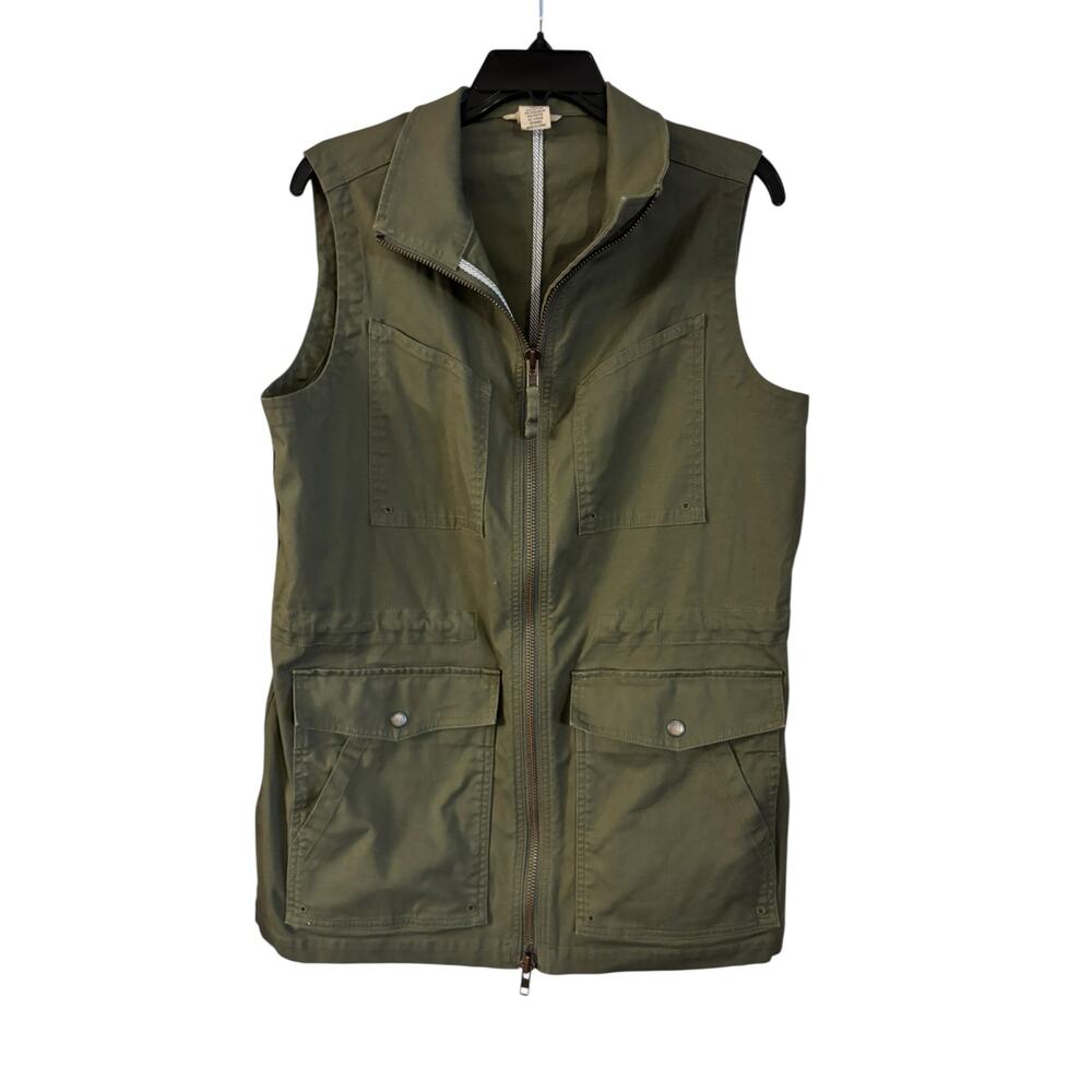 Duluth Trading Co DuluthFlex Fire Hose Coolmax Vest Size Medium Green Utility